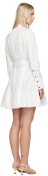 Proenza Schouler White Viola Minidress