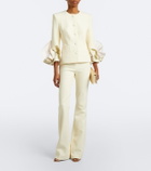 Safiyaa Alexa crêpe flared pants