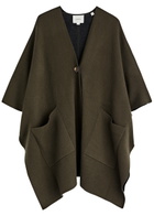Vince Wool-blend Cape - Light Brown - One Size