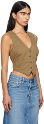 Levi's Brown Tailored Vest