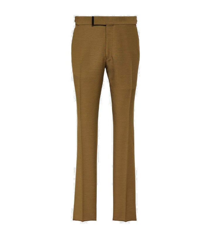 Photo: Tom Ford Mid-rise tapered pants