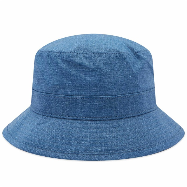Photo: WTAPS Men's 04 Twill Bucket Hat in Indigo