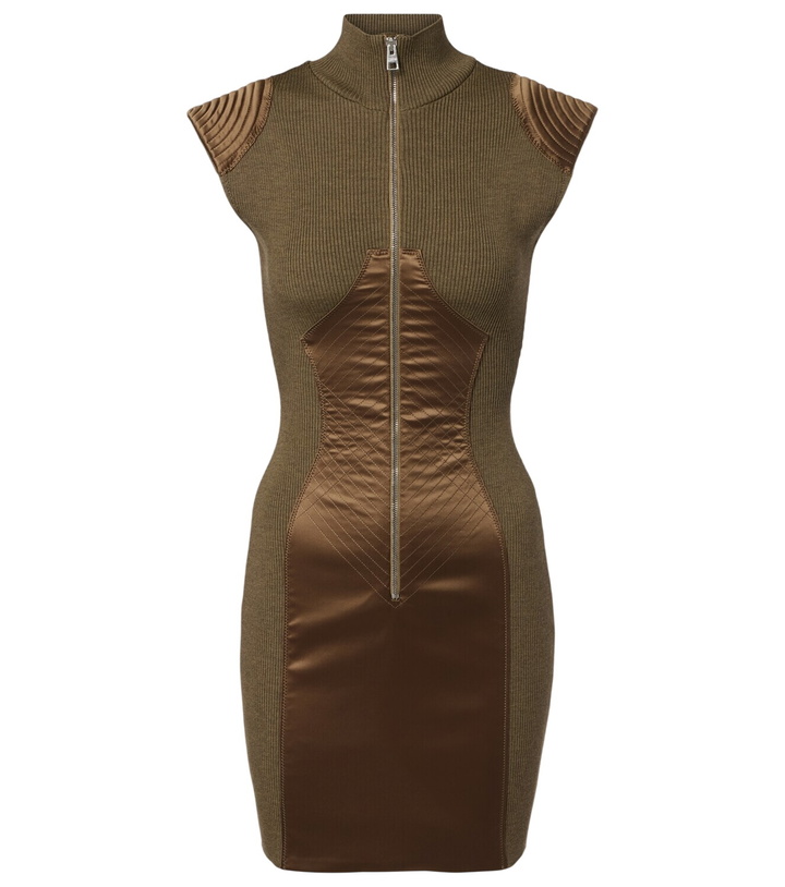 jaded london multi halter knit dress Infinity Knit Halter Mini Dress in Gunmetal | Jaded London main image 0
