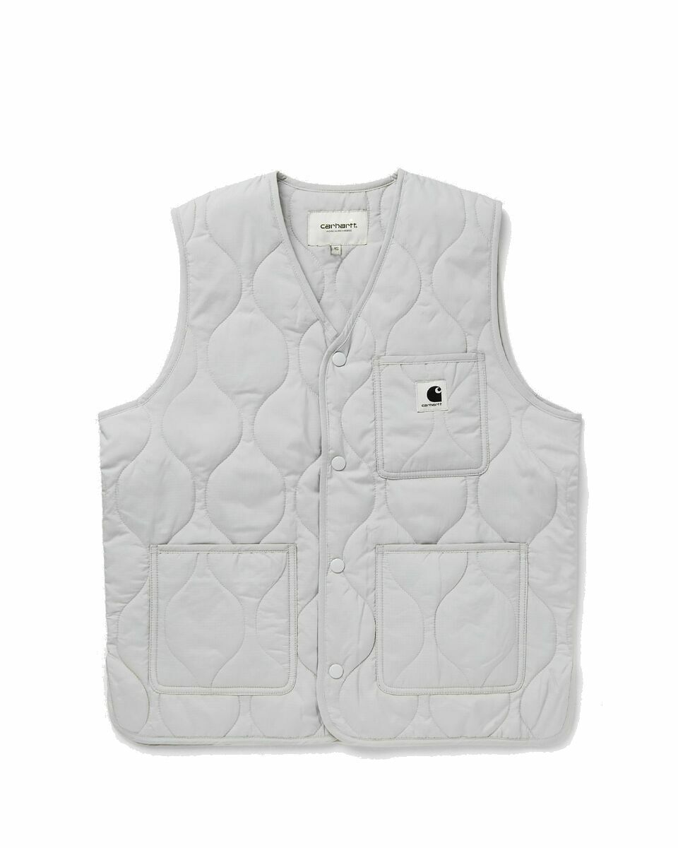 Photo: Carhartt Wip Wmns Skyler Vest Grey - Womens - Vests