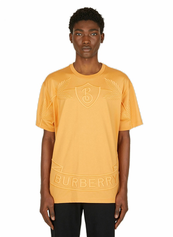 Photo: Logo Embroidery T-Shirt in Orange