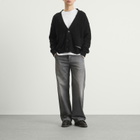 Picante Men's Shaggy Cardigan in Black