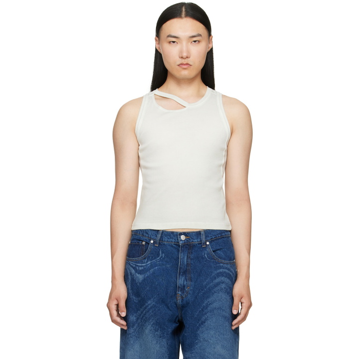 Photo: CAMPERLAB Gray Ribbed Tank Top