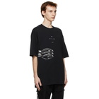 Song for the Mute Black Oversized Fish T-Shirt