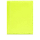 Comme des Garçons SA0641SF Super Fluo Wallet in Yellow