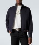 Gucci Web Stripe cotton twill jacket