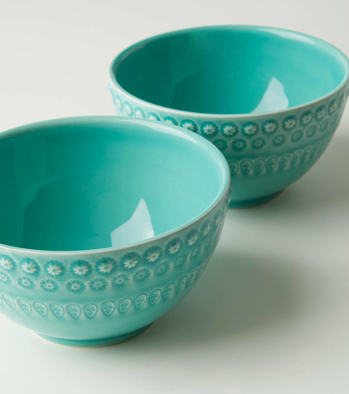 Bordallo Pinheiro Fantasia set of 4 ceramic bowls