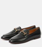 Tod's T Ring leather loafers