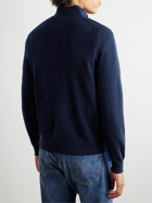 Theory - Hilles Cashmere Half-Zip Sweater - Blue
