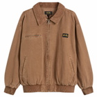 Stan Ray Men's Roughneck Collared Bomber Jacket in Washed Acorn