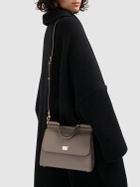 DOLCE & GABBANA Medium Sicily Dauphine Leather Bag