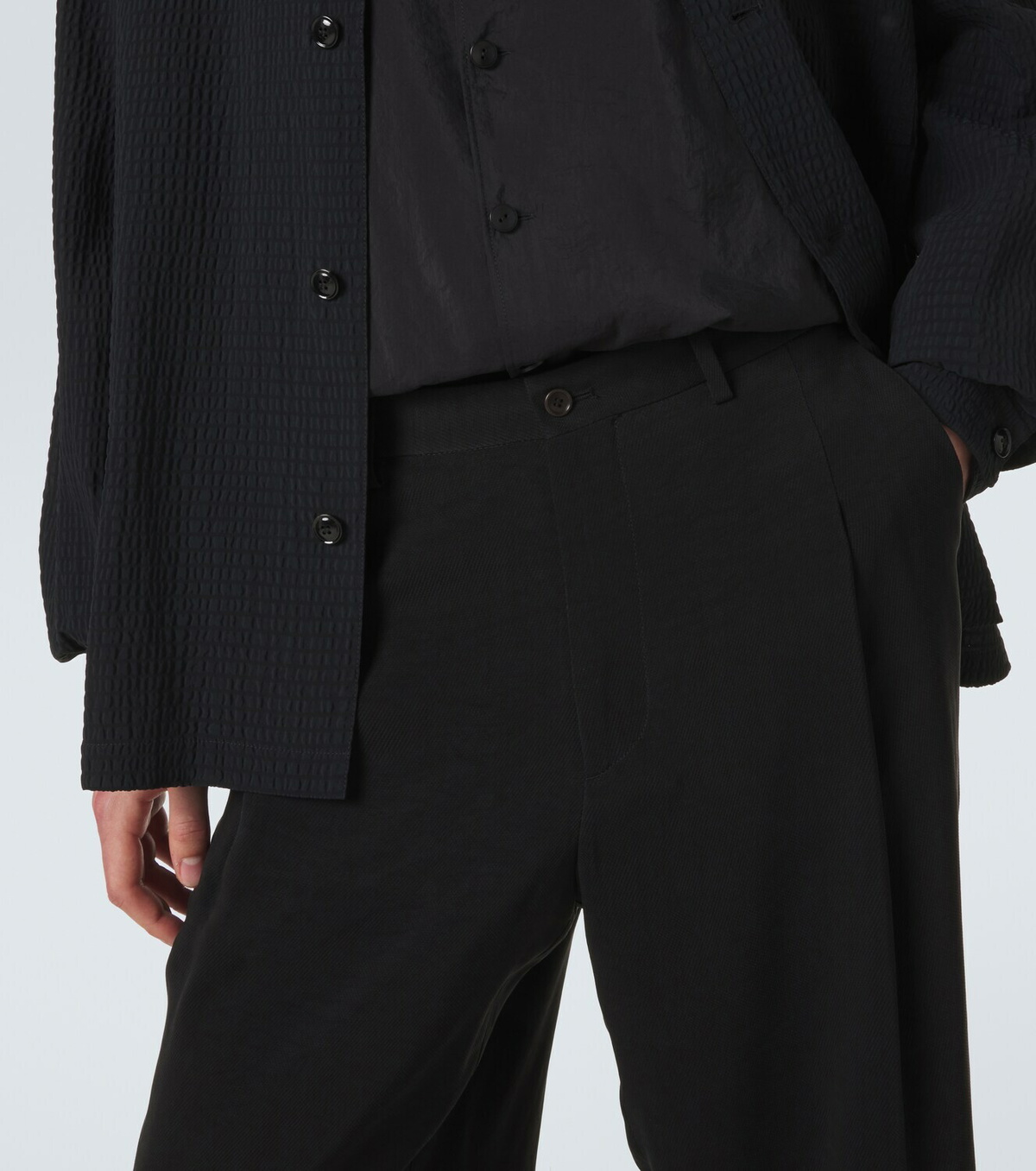 Giorgio Armani Pleated tapered pants