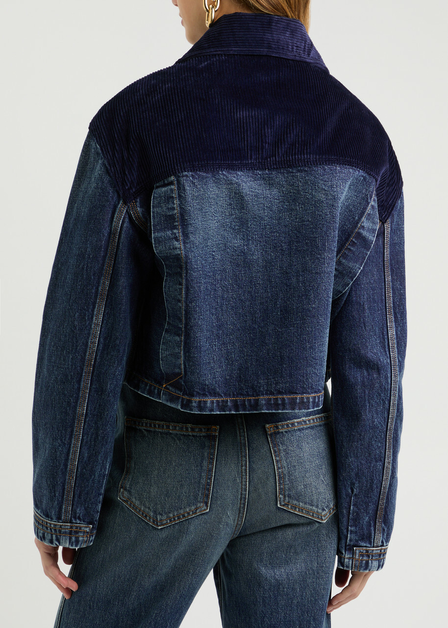 Stella Mccartney Corduroy and Denim Jacket Stella McCartney