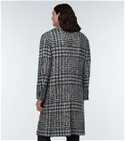 Kiton - Checked wool-blend overcoat