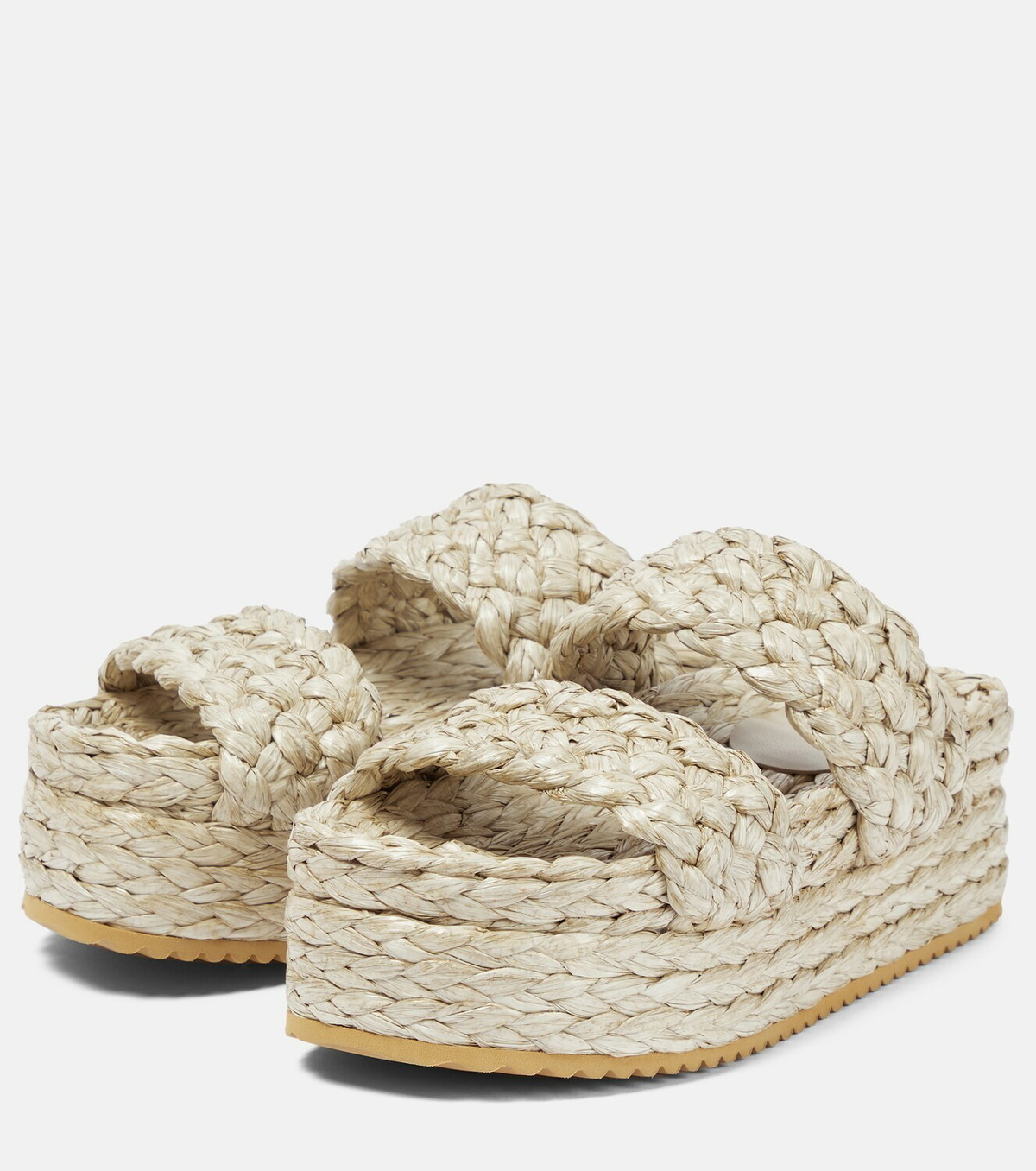Dodo Bar Or Platform raffia sandals Dodo Bar Or