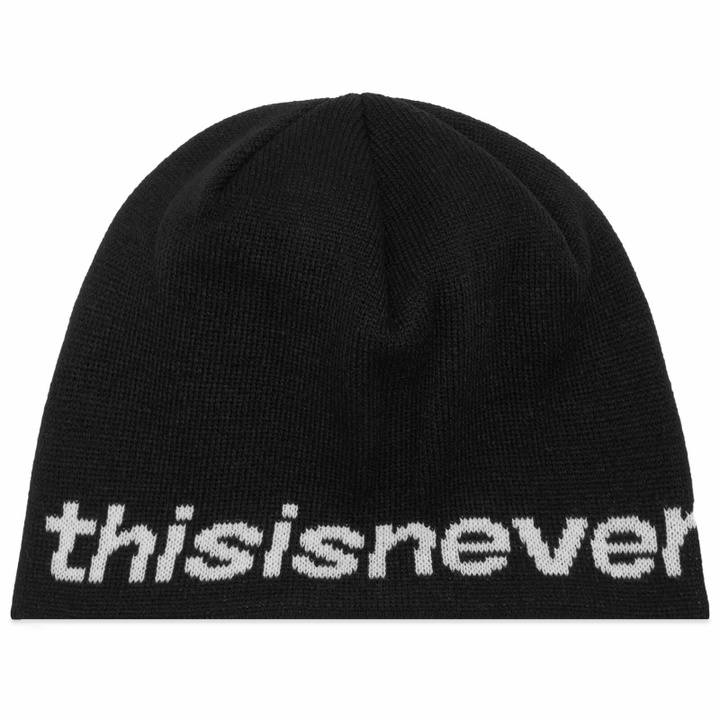 Photo: thisisneverthat Men's SP Logo Beanie in Black 