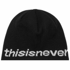thisisneverthat Men's SP Logo Beanie in Black 
