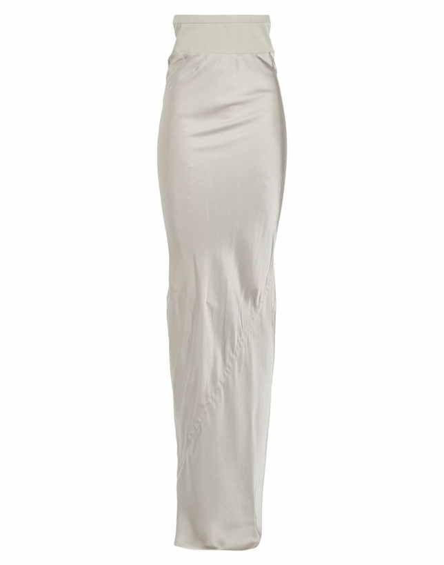 Photo: Rick Owens Womens Maxi skirt Light in Grey