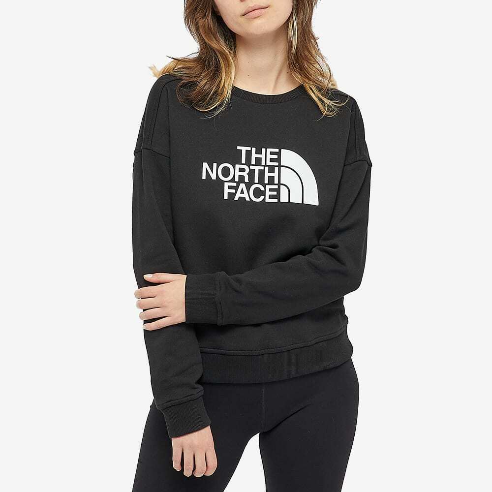 The North Face Women s Drew Peak Crew Sweat in TNF Black The North