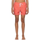 Onia Orange Charles Swim Shorts