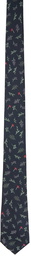 Paul Smith Navy Rabbit Tie