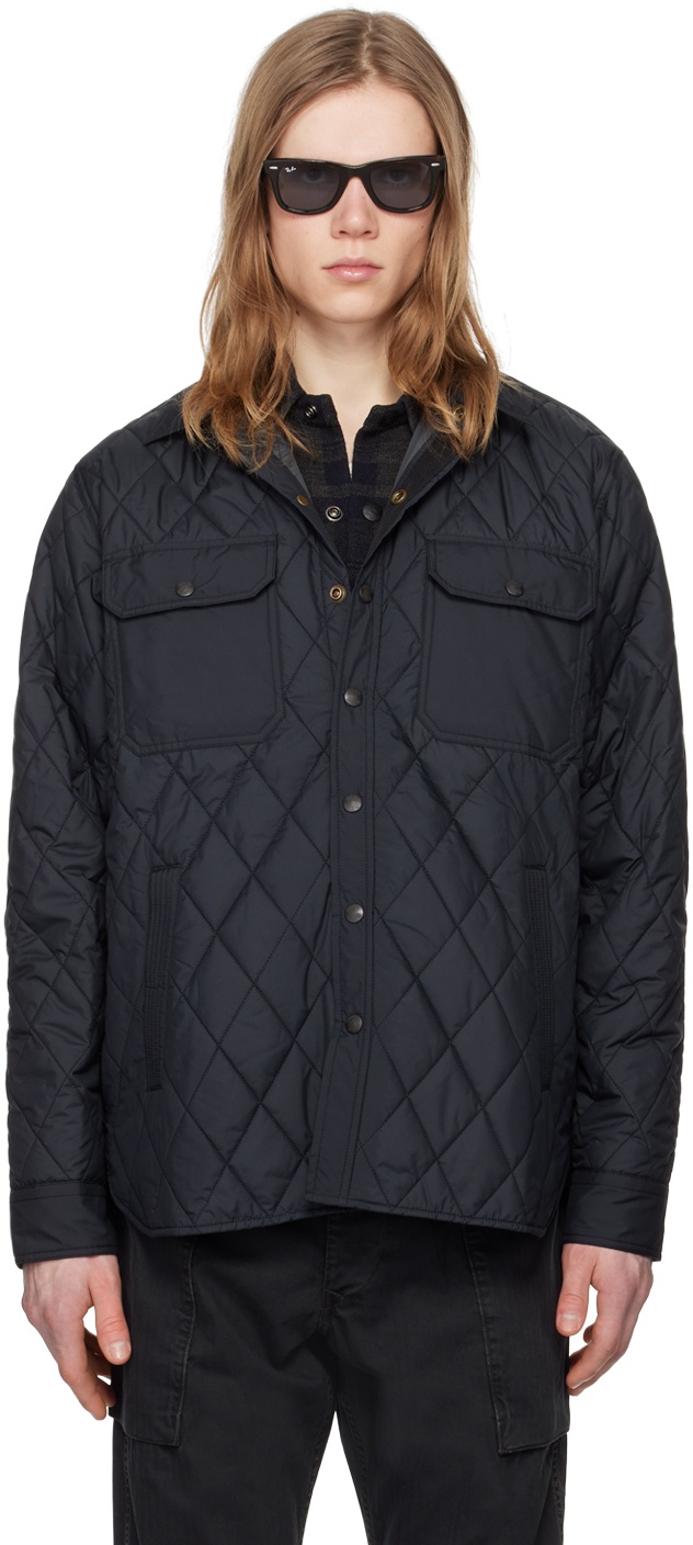 Photo: RRL Black Quilted Jacket