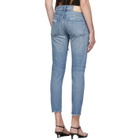Moussy Vintage Blue Bowie Tapered Jeans