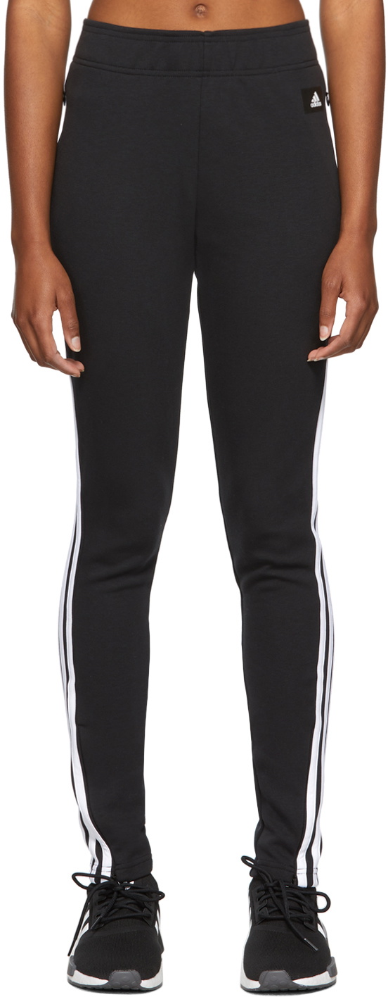 adidas Originals Black Future Icons 3-Stripes Skinny Lounge Pants adidas  Originals