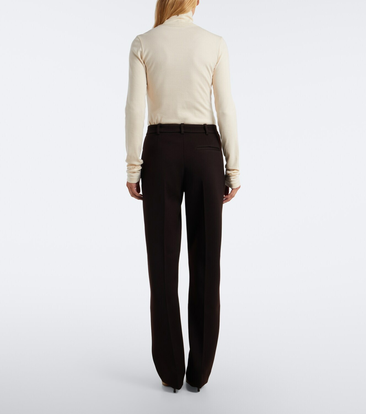The Row Elmer wool straight pants