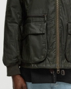 Barbour Highfield Wax Green Bomber Jackets/Windbreaker