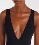 Tory Burch Double T belted swimsuit