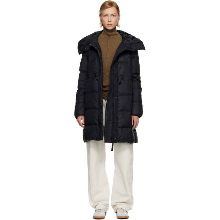 Photo: Canada Goose Black 'Tonal Label' Montgomery Down Coat