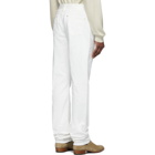 Maison Margiela Off-White Garment-Dyed Jeans