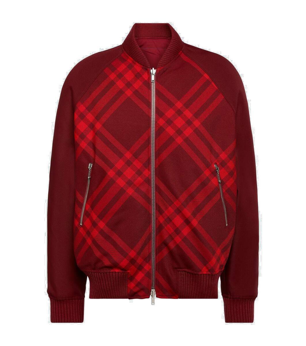 ジャケット BURBERRY EMBROIDERED POLYESTER BLEND BOMBER JACKET Burberry Embroidered Polyester Blend Bomber Jacket – LOZURI®