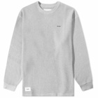 WTAPS Men's Long Sleeve Waffle T-Shirt in Grey