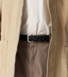 The Row Cord woven leather belt