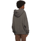 Fear of God Grey Brushed Knit Hoodie