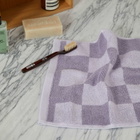 HAY Check Wash Cloth in Lavender 