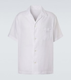 Brioni Linen bowling shirt