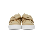 Burberry Beige Westford Knot Slip-On Sneakers