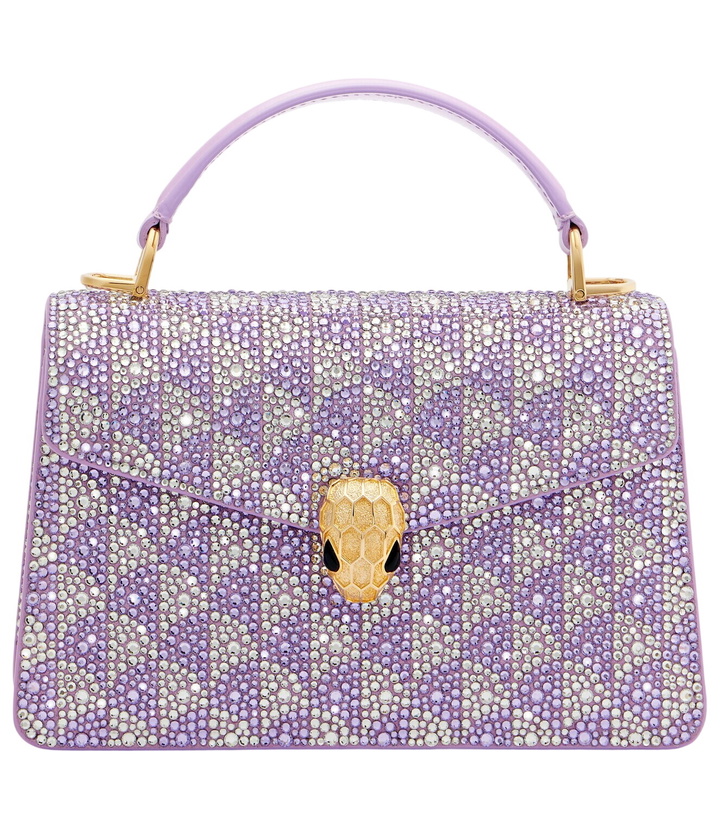 Photo: Bvlgari Serpenti Forever Mini leather top-handle bag