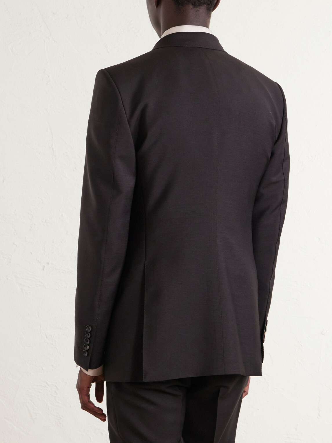 TOM FORD - O'Connor Mohair and Wool-Blend Suit Jacket - Brown