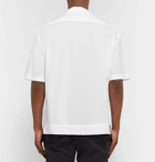 Dunhill - Camp-Collar Cotton-Poplin Shirt - Men - White