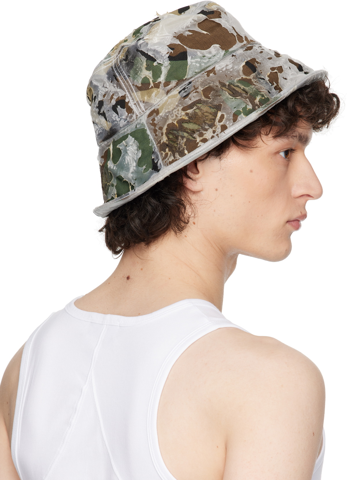 【Thug Club】 Burnt Bio Army Bucket Hat Thug Club Green Burnt Bio Army Bucket Hat Thug Club