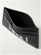 AMIRI - Logo-Print Full-Grain Leather Cardholder