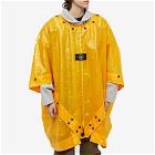 Stone Island 40th Anniversary Detachable Down Lined Cape in Yellow